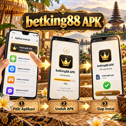 Ilustrasi panduan instalasi betking88 di Android